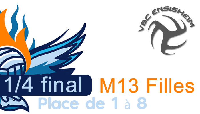 M13 Filles - 1/4 Finale - Places de 1 à 8